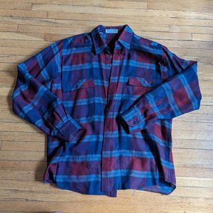 Wool Flannel Button Down